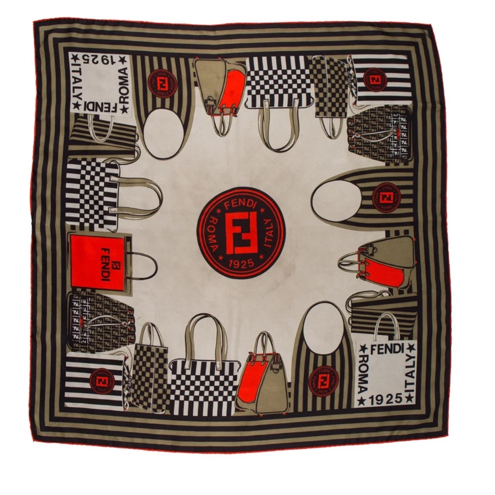 Fendi silk scarf